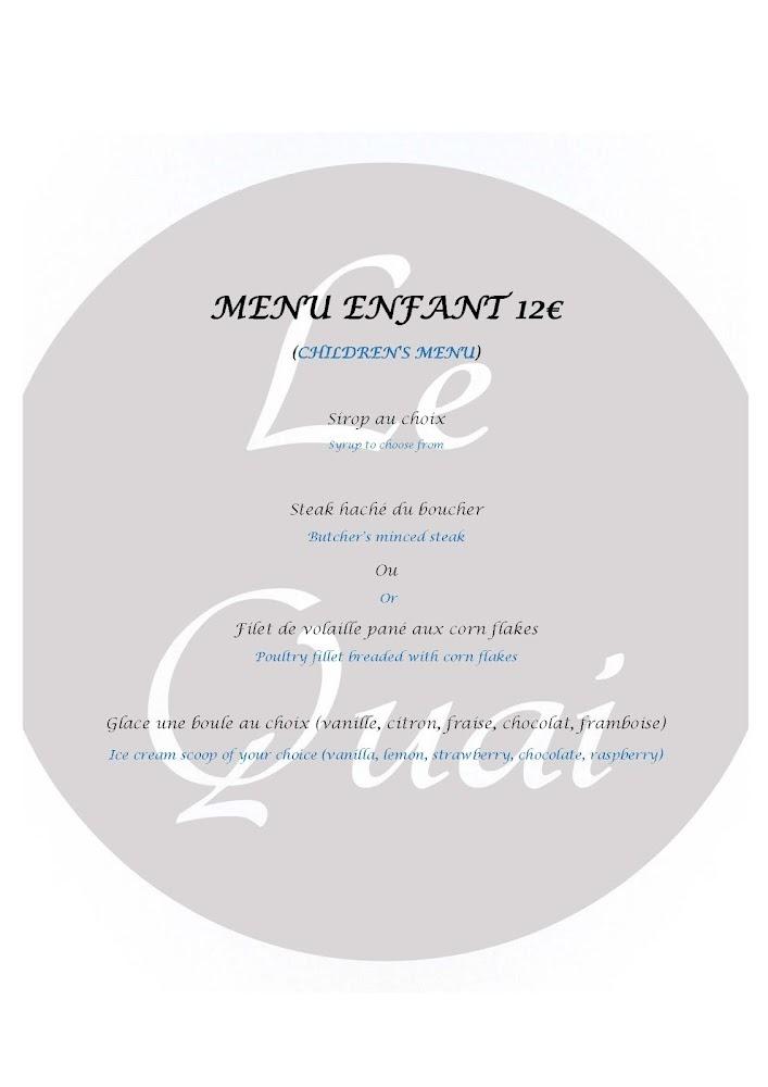 Le Quai - Menu Image 4